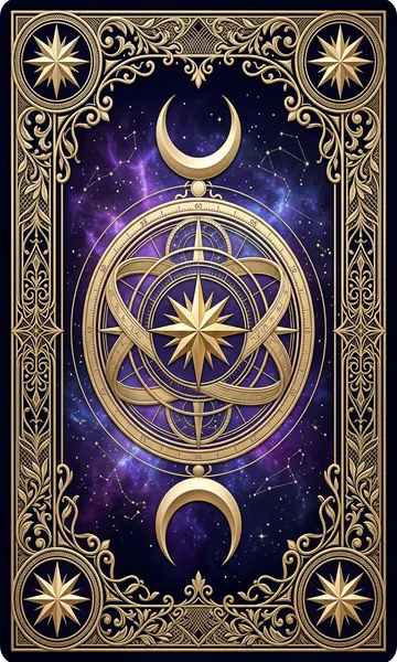 Lưng bài Tarot Tinh Tú