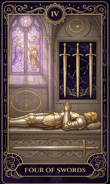 Tứ Kiếm (Four of Swords)