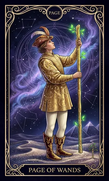 Tiểu Đồng Gậy (Page of Wands)