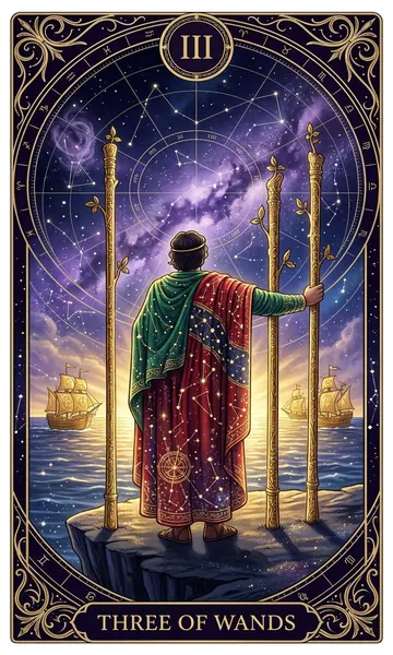 Tam Gậy (Three of Wands)