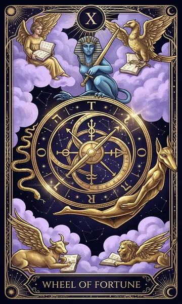 Wheel of Fortune - Tarot Tài Chính